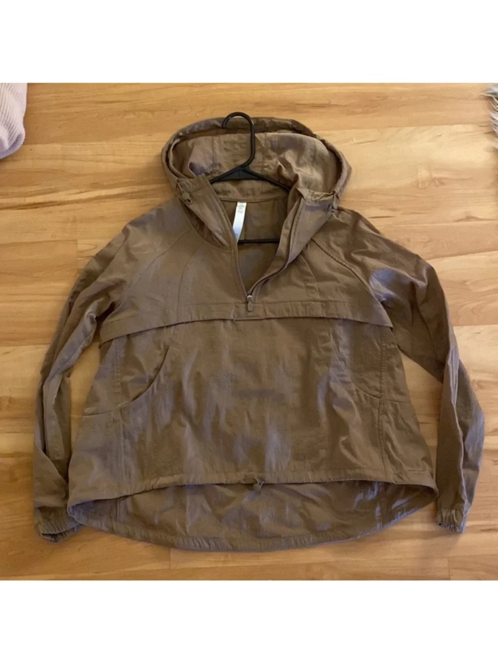 LULULEMON Seek Vista 1/2 Zip Jacket Medium Frontier Olive Green Brown Pullover